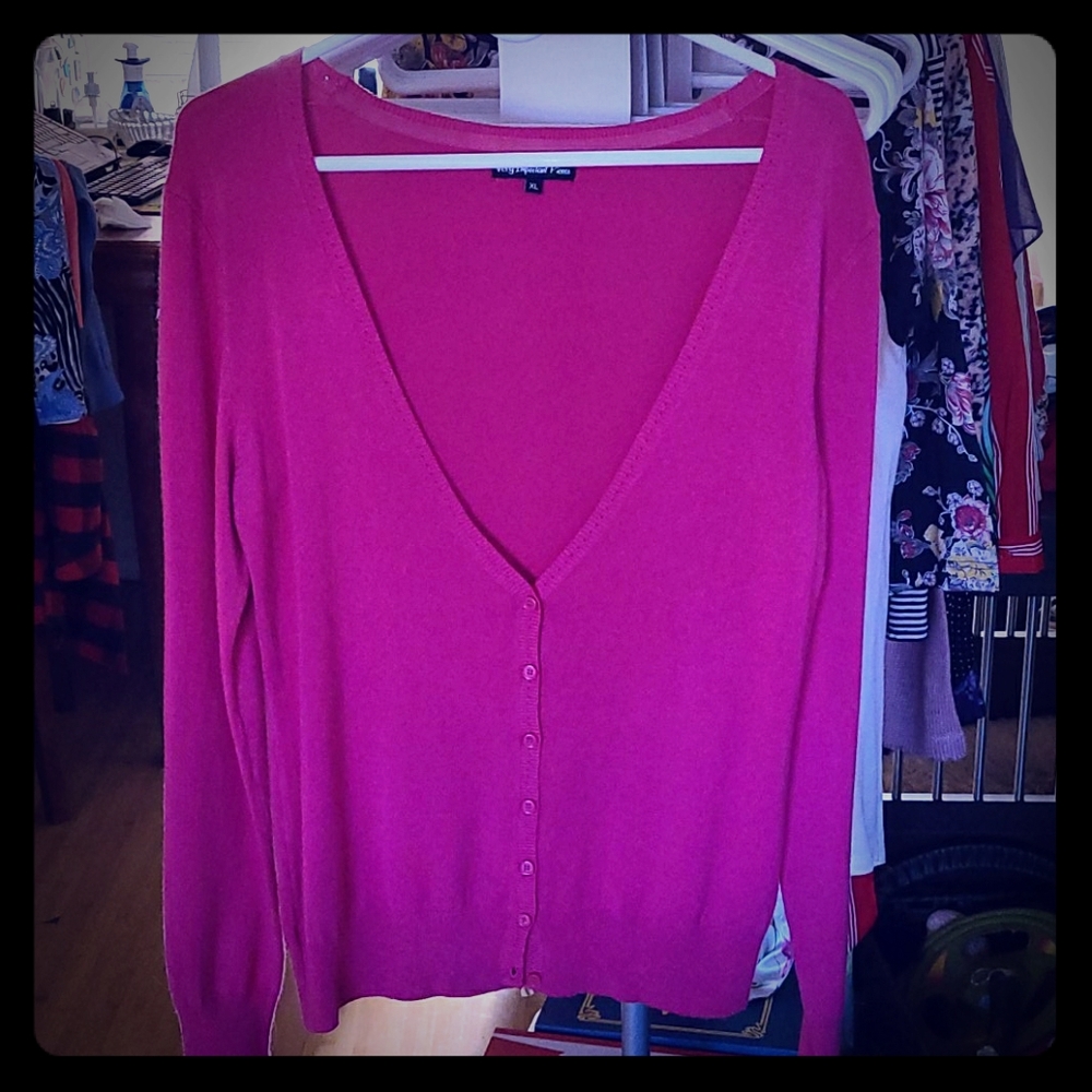 Hot Pink Cardigan